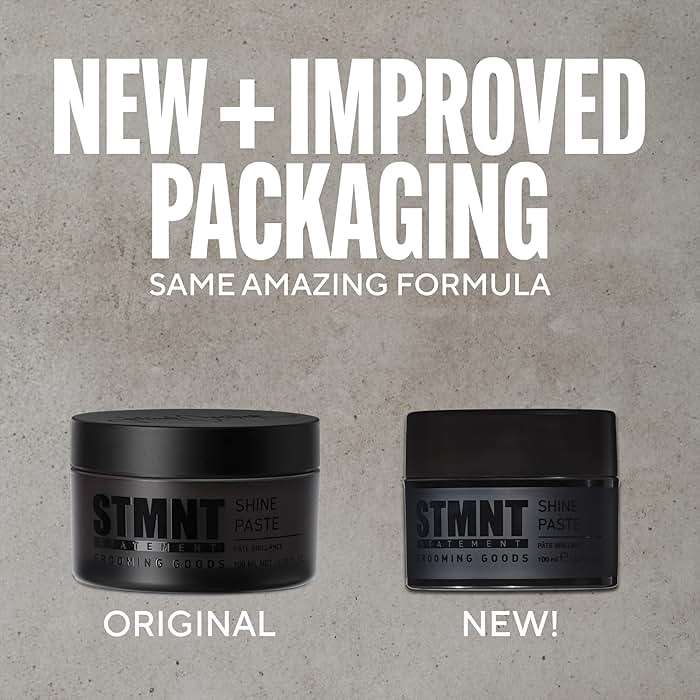 STMNT Grooming Goods Shine Paste | Natural Shine Finish | Strong Control | Non-Greasy Formula - Image 4