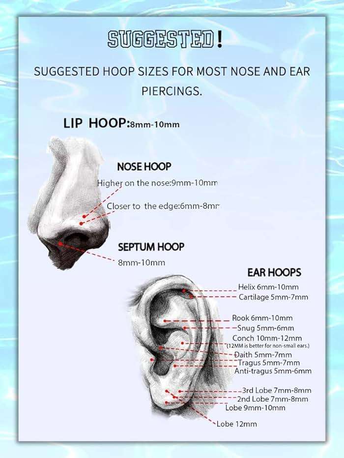 OUFER Nose Rings Surgical Steel Cartilage Earrings Tragus 316L Stainless Steel Helix Earrings Cartilage Earring 14G/16G/18G/20G Hinged Segment Rings Hoop - Image 9