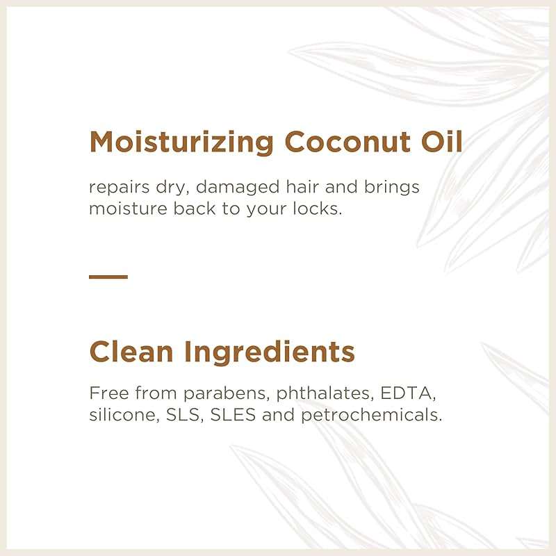 Soapbox Coconut & Shea Shampoo, Leaves Hair Feeling Soft, Shiny & Hydrated - Clean Ingredients Free of Harsh Chemicals, Sulfates, Parabens & Silicones - Hydrating Shampoo for Dry Hair - 33.8 oz Liter - Image 4