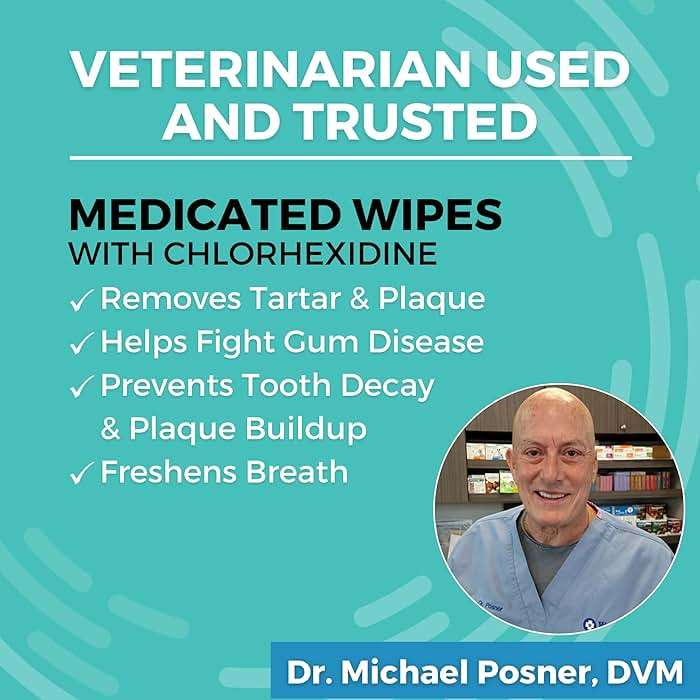 Nootie Medicated Dental Wipes for Dogs, Cleans Teeth and Freshens Breath for Dogs - Prevents Plaque and Tartar Dog Oral Care, 60 Count - Image 2
