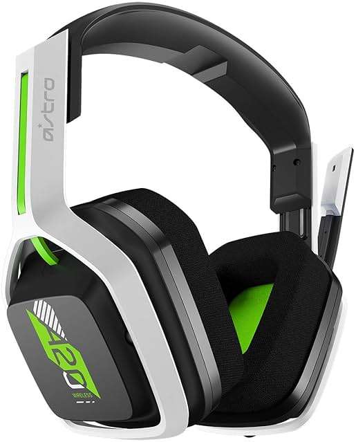 ASTRO Gaming A20 Wireless Headset Gen 2 for Xbox Series X | S, Xbox One, PC & Mac - White/Green - Image 1