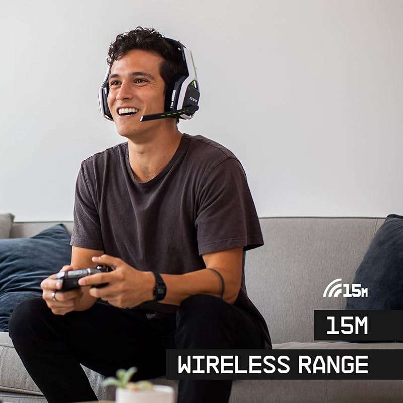 ASTRO Gaming A20 Wireless Headset Gen 2 for Xbox Series X | S, Xbox One, PC & Mac - White/Green - Image 2