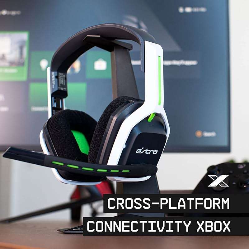 ASTRO Gaming A20 Wireless Headset Gen 2 for Xbox Series X | S, Xbox One, PC & Mac - White/Green - Image 3