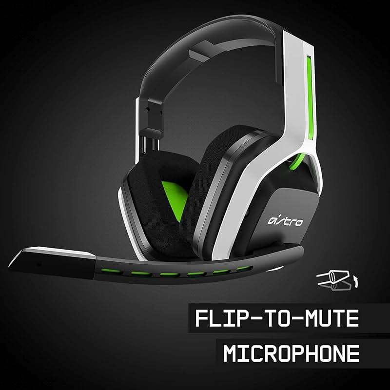 ASTRO Gaming A20 Wireless Headset Gen 2 for Xbox Series X | S, Xbox One, PC & Mac - White/Green - Image 5