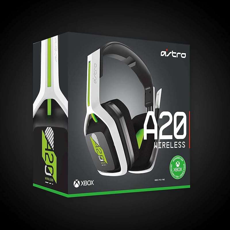 ASTRO Gaming A20 Wireless Headset Gen 2 for Xbox Series X | S, Xbox One, PC & Mac - White/Green - Image 8