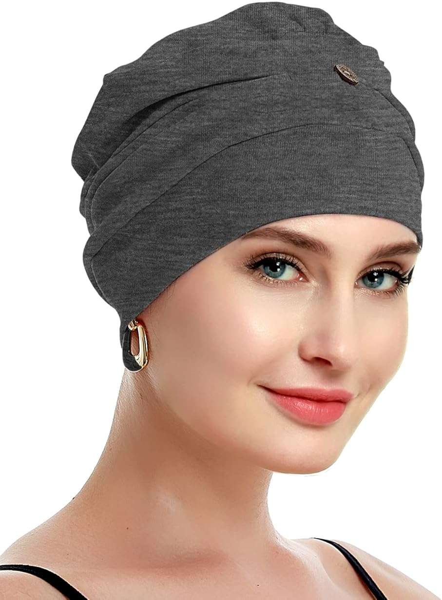 osvyo Cotton Chemo Turbans for Women Cancer Hairloss hat - Cotton Lightweight Headwear Sealed Packaging - Image 4