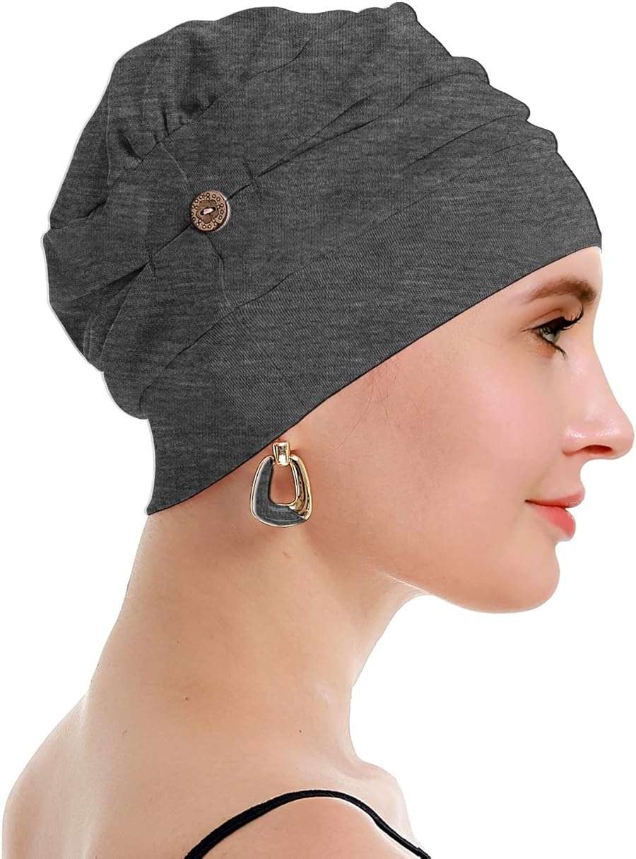 osvyo Cotton Chemo Turbans for Women Cancer Hairloss hat - Cotton Lightweight Headwear Sealed Packaging - Image 6