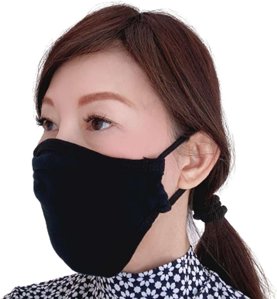 KaWaii 3D Face Cloth Mask Soft & Breathable Face Covering Adjustable & Reusable For Men Women Children Senior Unisex Family 6-Pack - Image 2