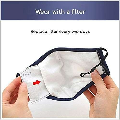 KaWaii 3D Face Cloth Mask Soft & Breathable Face Covering Adjustable & Reusable For Men Women Children Senior Unisex Family 6-Pack - Image 8