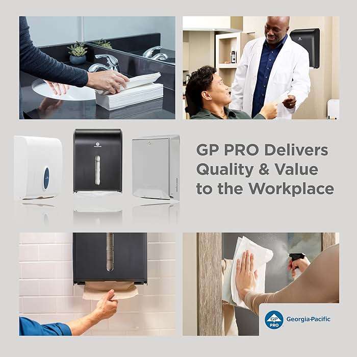 Georgia-Pacific Combi-Fold Paper Towel Dispenser, 56650A, Black - Image 10