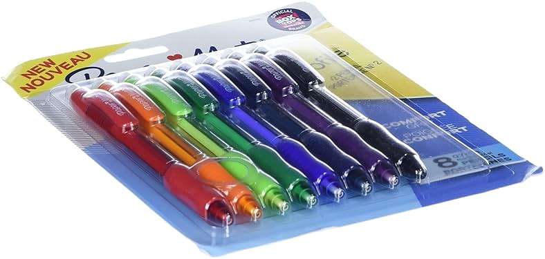Paper Mate Profile Mech Mechanical Pencils, 0.7mm #2 Pencil Lead, Comfort Grip, Assorted Barrel Colors, 8 Count - Office Supplies - Image 4