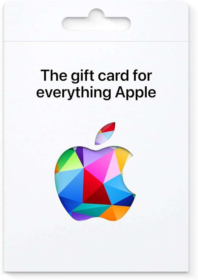 Apple Physical Gift Card | App Store, iTunes, iPhone, iPad, AirPods, MacBook, accessories and more - Design may vary - $100 - Image 1