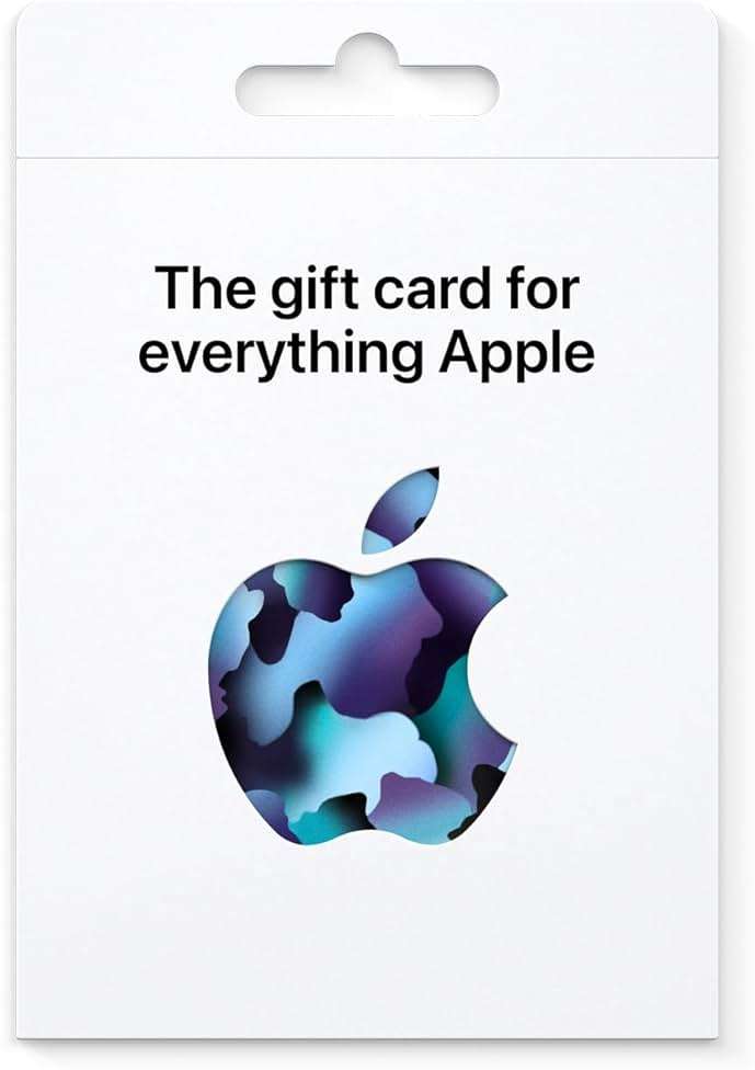 Apple Physical Gift Card | App Store, iTunes, iPhone, iPad, AirPods, MacBook, accessories and more - Design may vary - $100 - Image 3