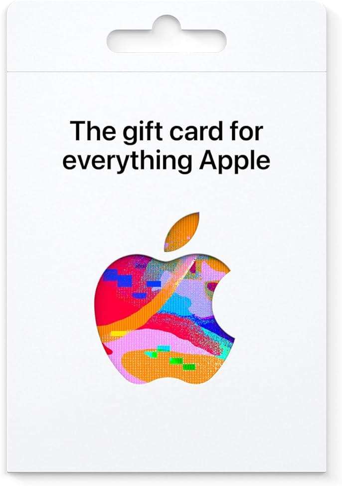 Apple Physical Gift Card | App Store, iTunes, iPhone, iPad, AirPods, MacBook, accessories and more - Design may vary - $100 - Image 4