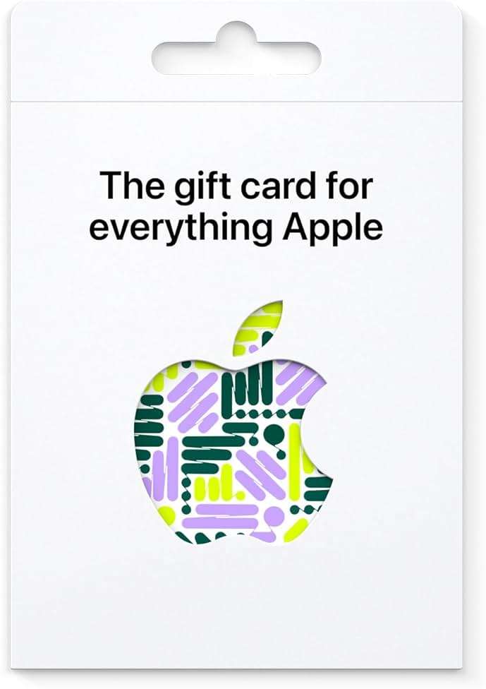 Apple Physical Gift Card | App Store, iTunes, iPhone, iPad, AirPods, MacBook, accessories and more - Design may vary - $100 - Image 5