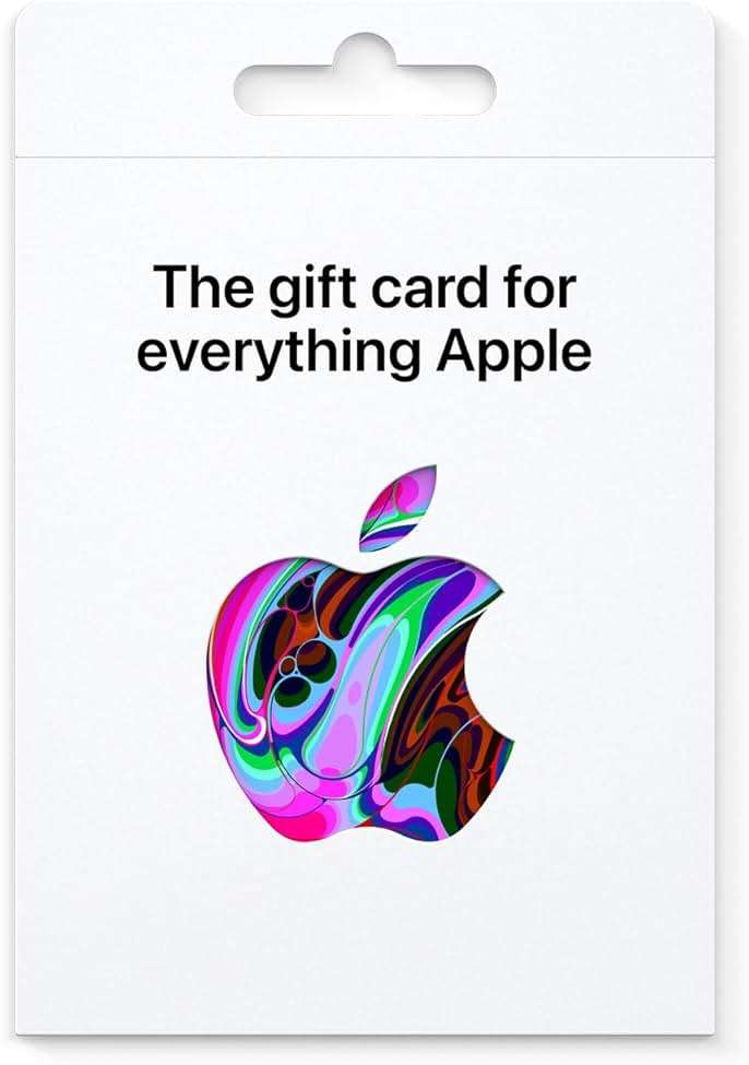 Apple Physical Gift Card | App Store, iTunes, iPhone, iPad, AirPods, MacBook, accessories and more - Design may vary - $100 - Image 6