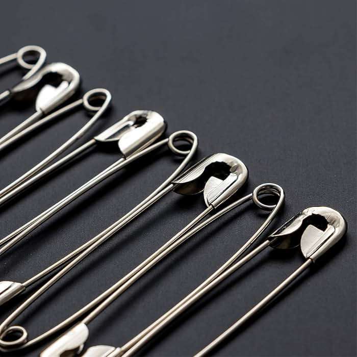 500 Pcs ZIPCCI 1.5 inch Safety Pins,Small Safety Pins for Home Office Use DIY Crafts Jewelry Making - Image 5