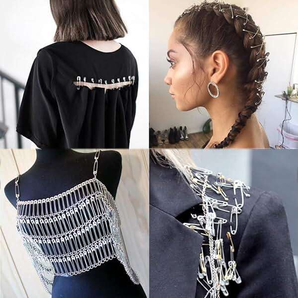 500 Pcs ZIPCCI 1.5 inch Safety Pins,Small Safety Pins for Home Office Use DIY Crafts Jewelry Making - Image 6