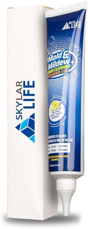 Skylarlife Home Tiles and Sealant, Rubber Stain Whitnener Gel Apply on Silicone Caulk for Bathroom, Kitchen, Joint Sealant, Rubber - Image 1