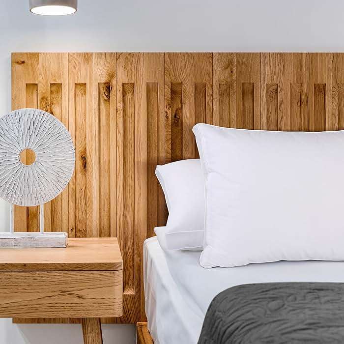 Utopia Bedding Bed Pillows for Sleeping Queen Size (White), Set of 2, Cooling Hotel Quality, Gusseted Pillow for Back, Stomach or Side Sleepers - Image 7