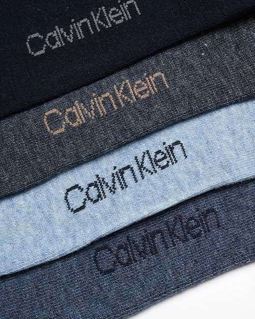 Calvin Klein Mens Crew Socks - 4 Pack Soft Cotton Blend Cushioned Crew Dress Socks for Men, for Formal, Casual and Work Wear - Image 5