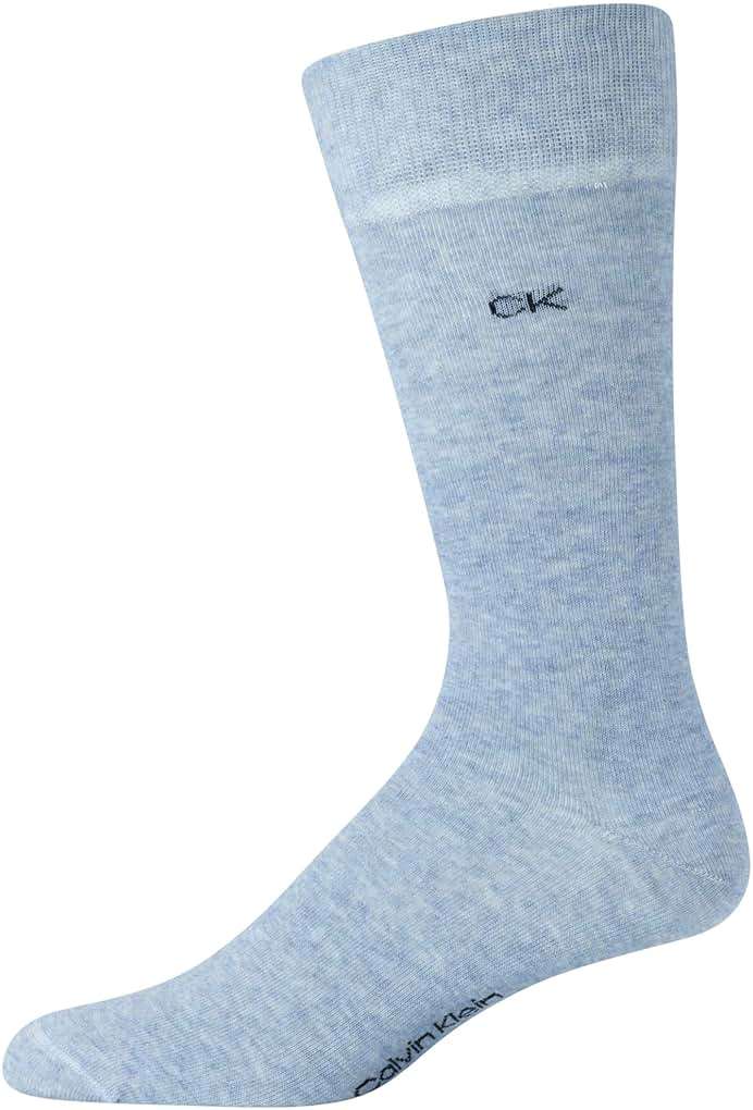 Calvin Klein Mens Crew Socks - 4 Pack Soft Cotton Blend Cushioned Crew Dress Socks for Men, for Formal, Casual and Work Wear - Image 6
