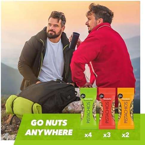 Wonderful Pistachios No Shells, 3 Flavors Mixed Variety Pack of 9 (0.75 Ounce), Roasted & Salted Nuts (4), Chili (3), Honey (2), Protein Snacks, Gluten Free, Healthy Snacks Variety Pack for Adults - Image 6