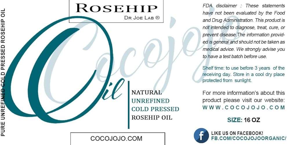 Dr Joe Lab Rosehip Oil for Face, Rose Oil for Face, Rose Hip, Rosehip Oils, Pure Unrefined Cold Pressed All Natural for Hair Skin Body Nails Jojoba - 16 Oz - Image 4