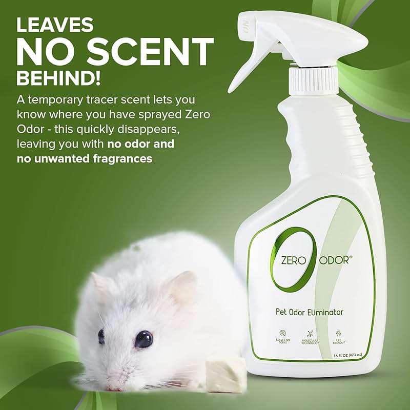 Zero Odor - Pet Odor Eliminator Bundle- Eliminate Air & Surface Odors – Patented Molecular Technology Best for Carpet, Furniture, Pet Beds - Smell Great Again, 16oz & 64oz Refill - Image 9
