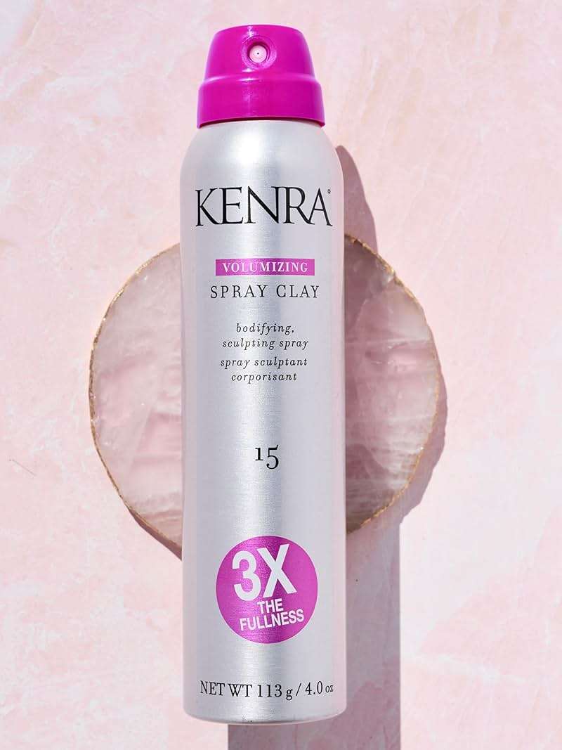 Kenra Volumizing Spray Clay 15 | Bodifying, Fullness Spray | 3X The Fullness | Medium Hold | Provides Texture & Volume With A Long-Lasting Finish | All Hair Types - Image 4