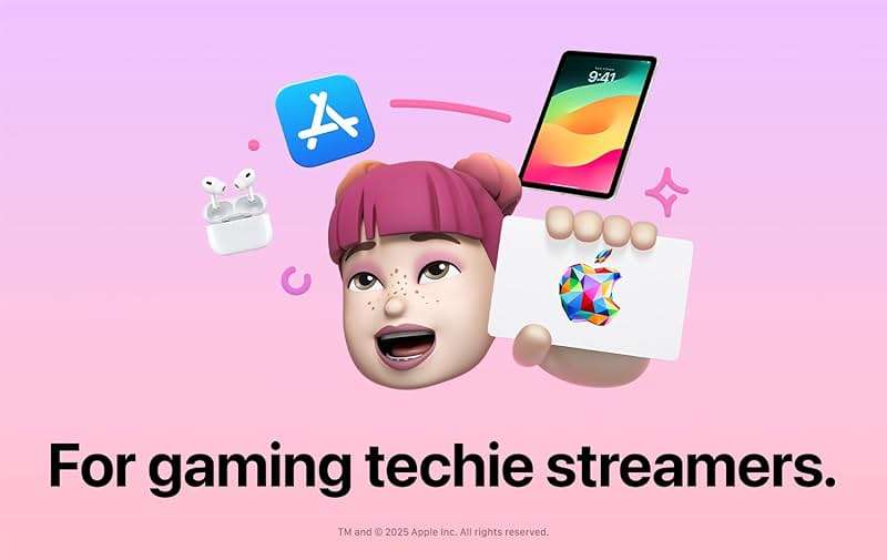Apple Gift Card - App Store, iTunes, iPhone, iPad, AirPods, MacBook, accessories and more (eGift) - Image 3