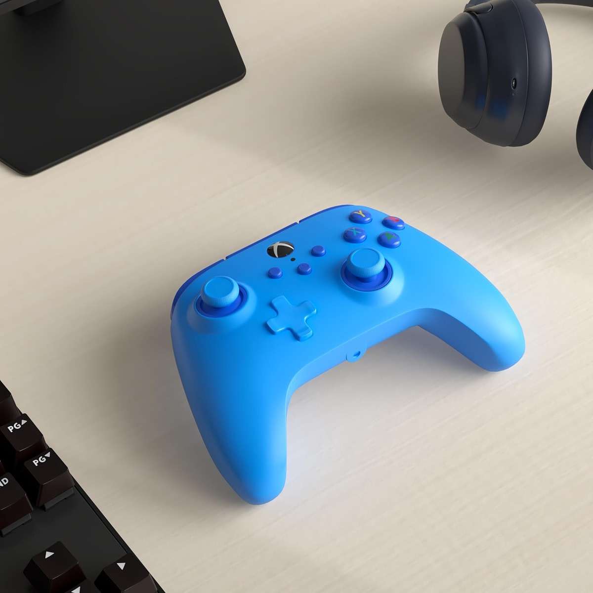 PowerA Wired Controller for Xbox Series X|S - blue, gamepad, video game/gaming controller, works with Xbox One, Officially Licensed - Image 2