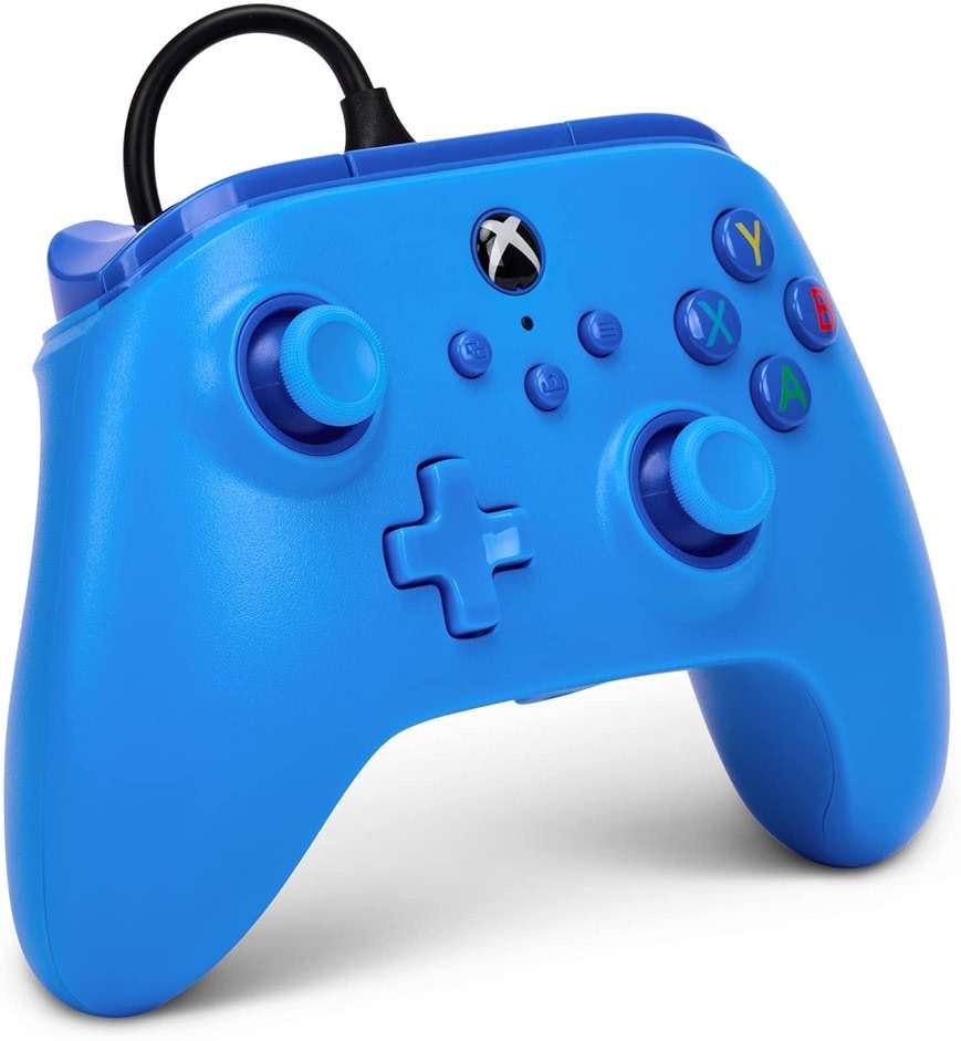 PowerA Wired Controller for Xbox Series X|S - blue, gamepad, video game/gaming controller, works with Xbox One, Officially Licensed - Image 4