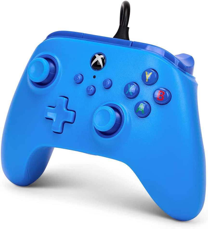 PowerA Wired Controller for Xbox Series X|S - blue, gamepad, video game/gaming controller, works with Xbox One, Officially Licensed - Image 6