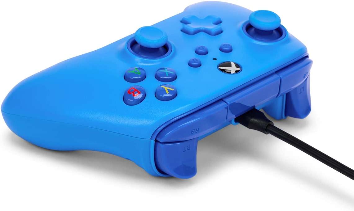 PowerA Wired Controller for Xbox Series X|S - blue, gamepad, video game/gaming controller, works with Xbox One, Officially Licensed - Image 7