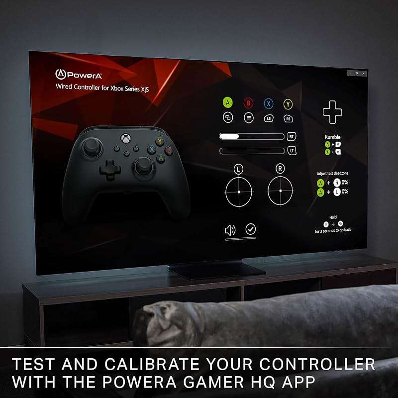 PowerA Wired Controller for Xbox Series X|S - Black, gamepad, wired video game controller, gaming controller, works with Xbox One and Windows 10/11 - Image 8