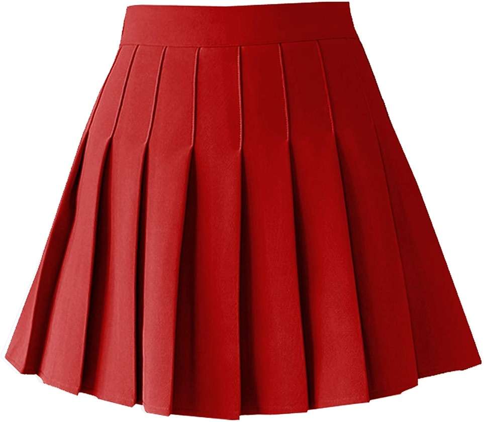 TONCHENGSD Women's High Waist Pleated Mini Skirt Skater Tennis Skirt - Image 1