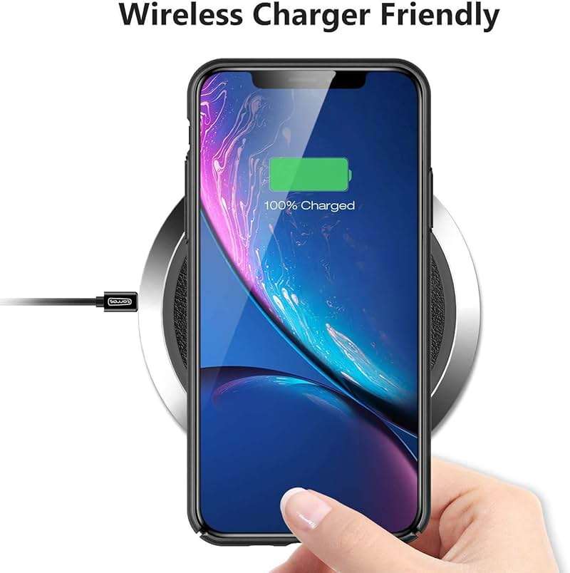 LRK Ultra Thin Black Case Compatible with iPhone XR, 6.1 Inch: Slim, Soft, and Flexible (NOT Hard) [Matte Finish] Protective Black Phone Cover for iPhone XR - Matte Black - Image 8