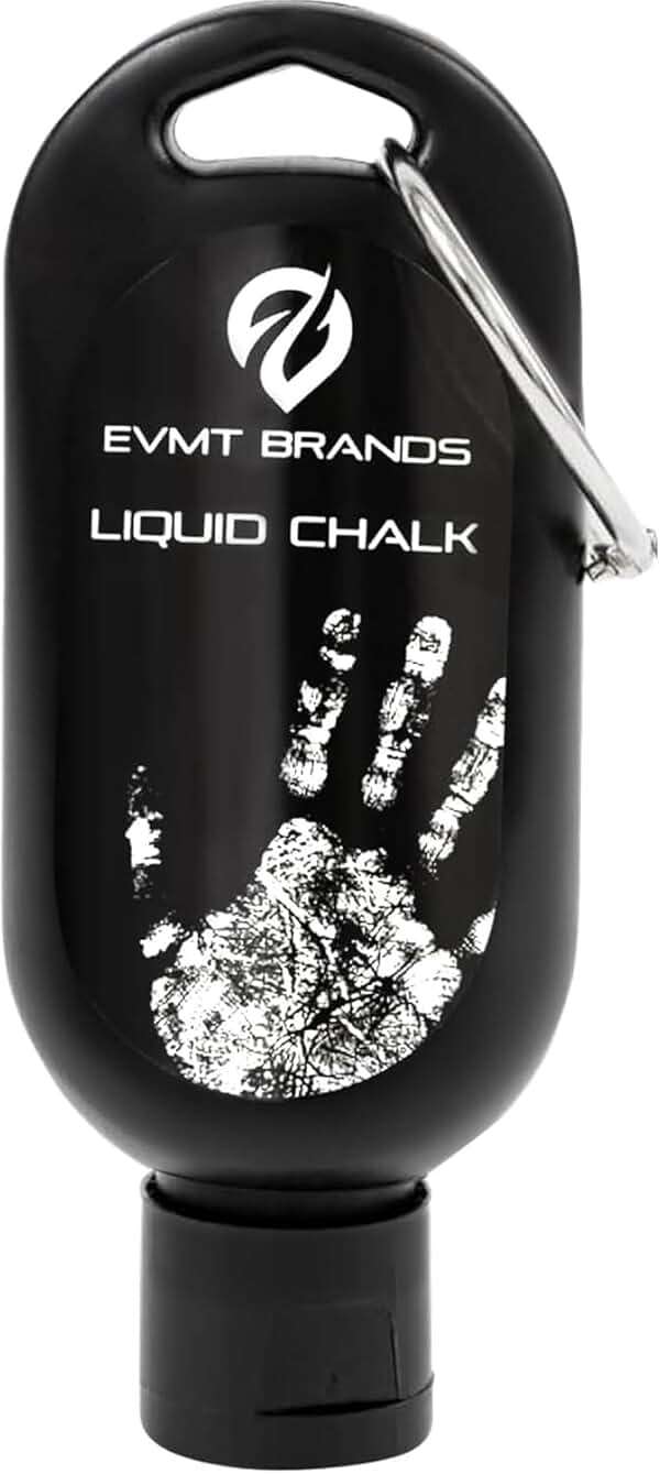 EVMT Brands Liquid Chalk, Mess Free Gym Chalk for Weightlifting, Gymnastics, Rock Climbing, Dancing. Sweat Resistant and Long Lasting for Stronger Grip. - Image 1