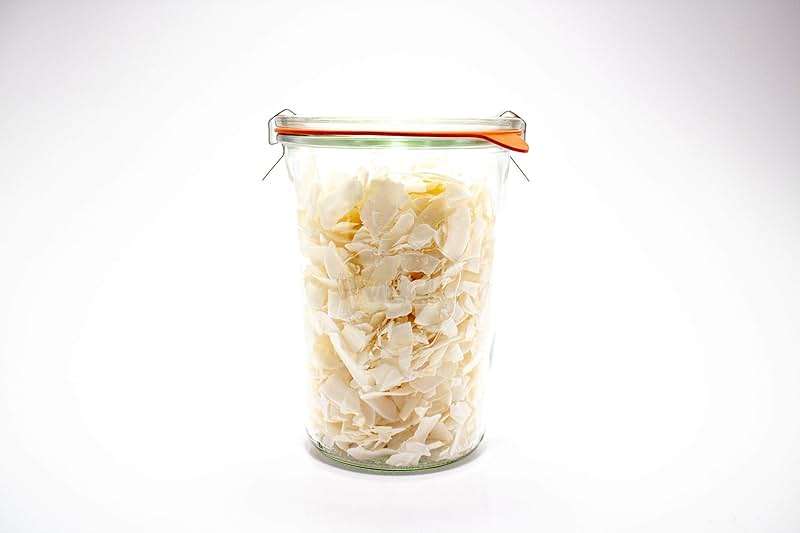 Weck Canning Jar 743-3/4 L Weck Mold Jars made of Transparent Glass - Eco-Friendly Canning Jar - Food Storage Containers with Lids Airtight – 1 Jar with Keep Fresh Cover - Image 3