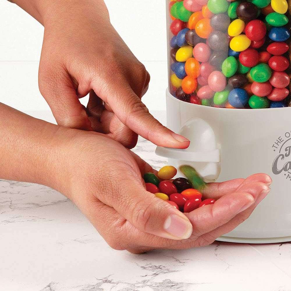 Handy Gourmet Original Triple Candy Machine-Fun Candy & Nut Dispenser-New & Improved (Pearl White), Standard (JB8450PWHI) - Image 2