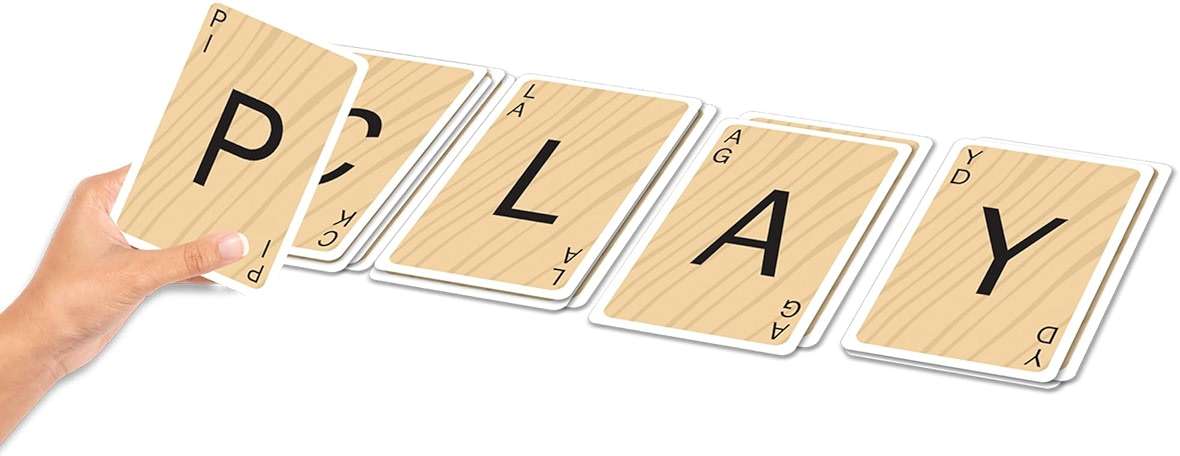 Scrabble Slam Card Game The Original 2000's Mega Hit, Fast-Paced Card Game Version of Scrabble, for 2 to 4 Players, Ages 8+ - Image 4