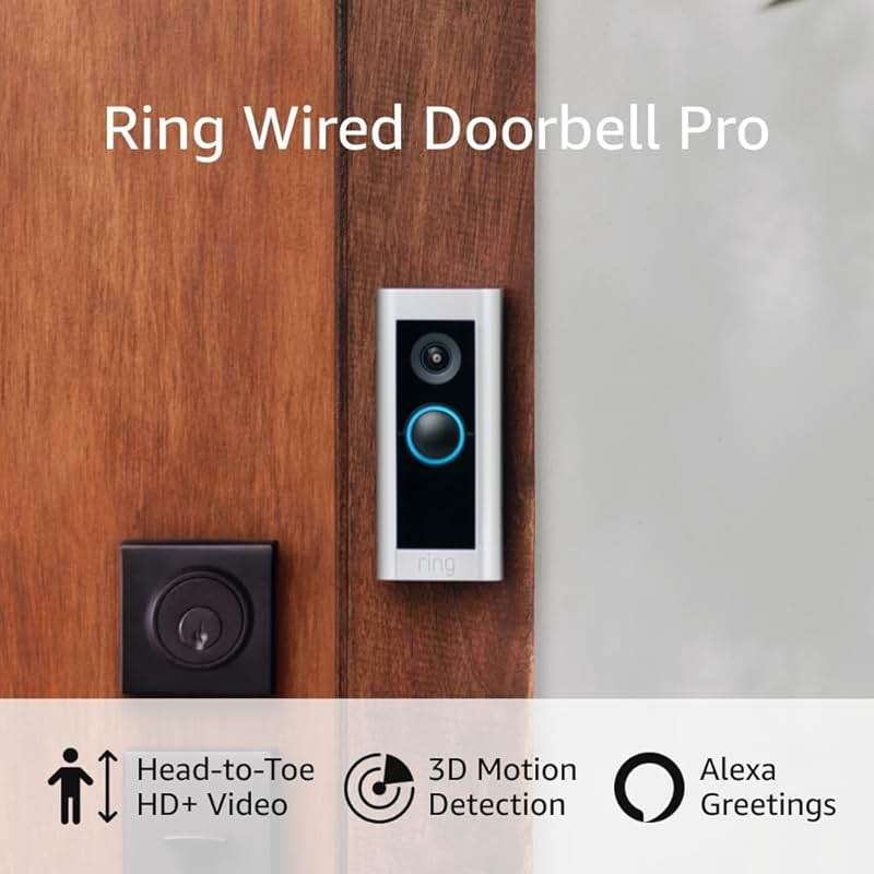 Like-New Ring Wired Doorbell Pro (2021 model) – Best-in-class with cutting-edge features (existing doorbell wiring required) - Image 7
