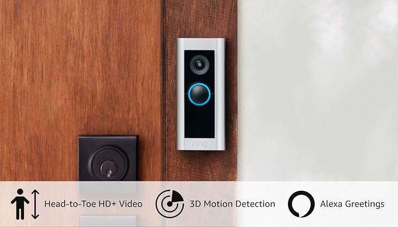 Like-New Ring Wired Doorbell Pro (2021 model) – Best-in-class with cutting-edge features (existing doorbell wiring required) - Image 8