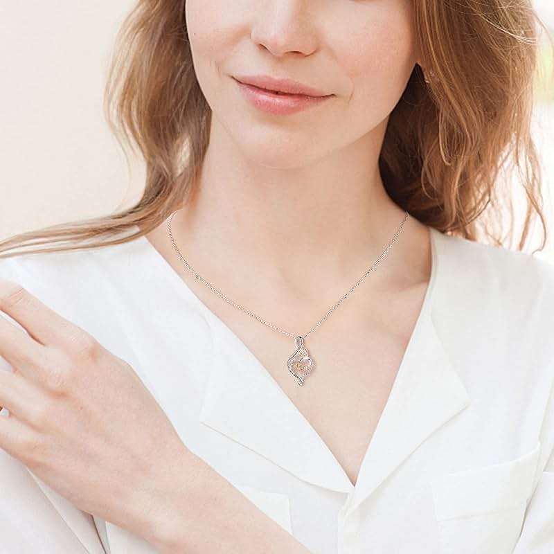 BFF&UNICORN Gifts for Women, Sterling Silver Mom Nana Grandma Necklace for Women, Birthday Mothers Day Jewelry Gifts for Mom Grandma Wife from Daughter Son - Image 2