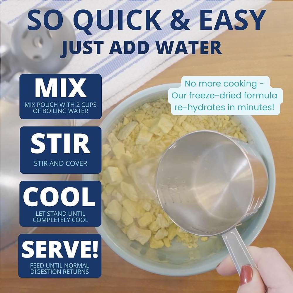 Under the Weather Bland Diet for Dogs | Easy to Digest for Sick Dogs | Always Be Ready | Contains Electrolytes - All Natural Freeze Dried 100% Human Grade Meats | 2 Pack - Chicken, Rice - 6oz - Image 3