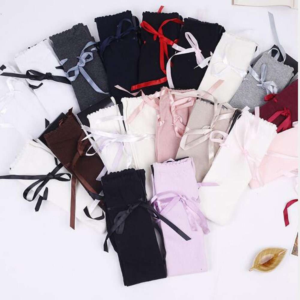 Patiky Women Thigh High Socks Lolita Gothic Over Knee High Stocking Lace Up Thigh Stocking Girl Uniform Dress Long Sock PTK02 - Image 4
