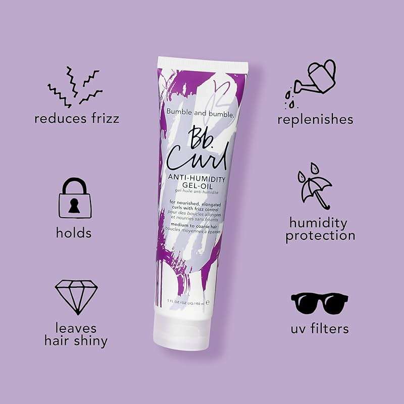 Bumble and bumble. Curl Anti-Humidity Gel-Oil | Anti Frizz | Adds Bounce, Shine, Moisture |For Medium to Thick Coily, Curly Hair | With Jojoba, Avocado + Coconut Oil | Standard Size, 5 Fl Oz - Image 7