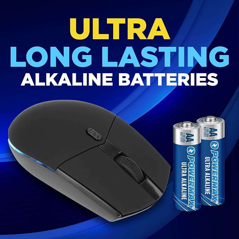 Powermax 100-Count Double AA Batteries, Ultra Long Lasting Alkaline Battery for Home and Office, 10-Year Shelf Life, Reclosable Packaging - Image 3