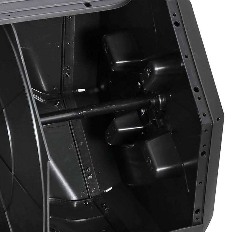 SUPER DEAL Outdoor Compost Tumbler, 43 Gallon Dual Chamber BPA Free Large Compost Bin 360° Rotating Tumbling Composter for Garden Yard, Black - Image 7